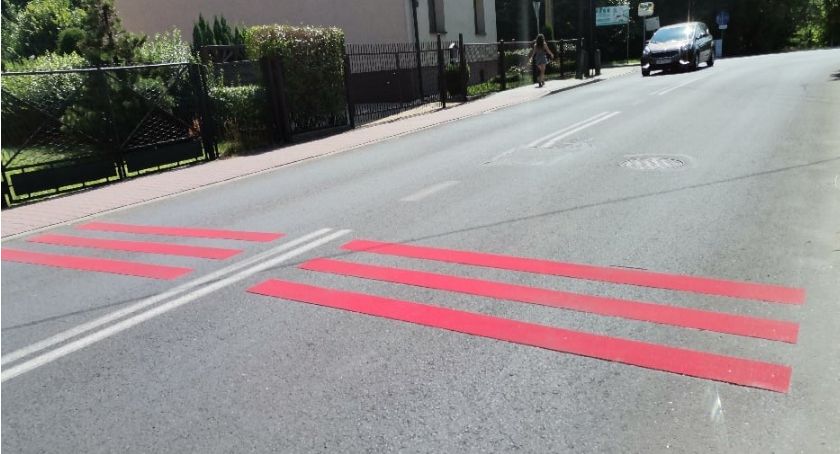 Pasy akustyczne na ul. Partyzantów
