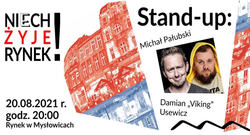 Komediowy wieczór ze stand-upem na mysłowickim Rynku