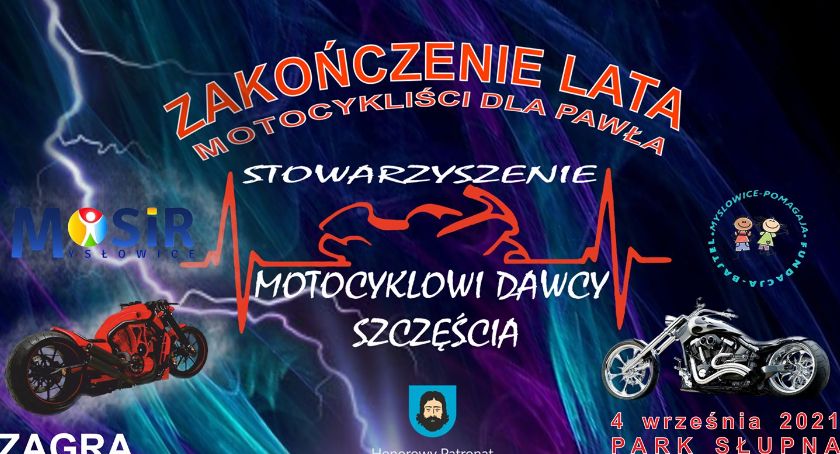 Charytatywny zlot motocyklowy w Parku Słupna 