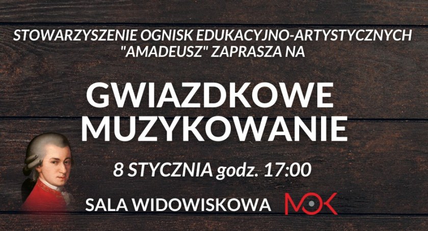 Gwiazdkowe Muzykowanie –  kolędowanie  z  Amadeuszem