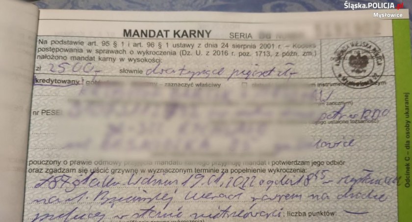 Kolejny słony mandat dla nietrzeźwego rowerzysty