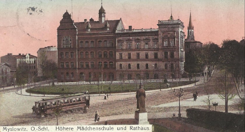 Wagon tramwajowy firmy Busch w Mysłowicach
