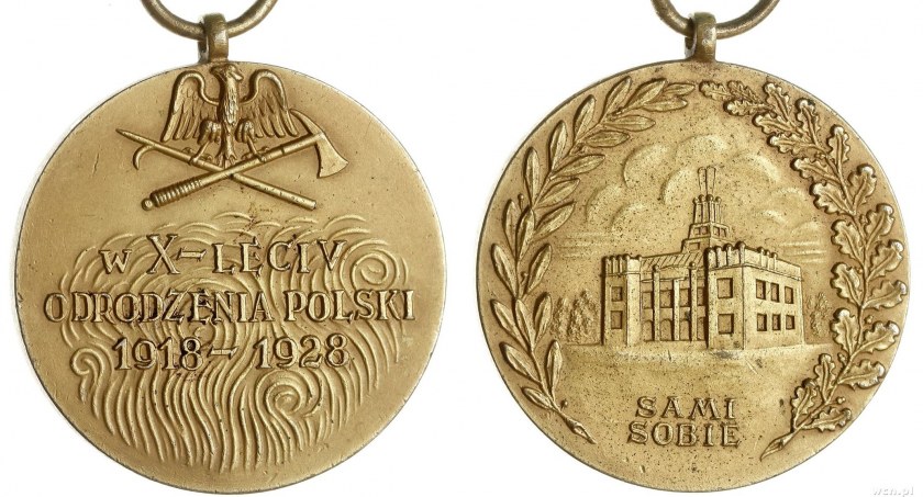 Medal z Domem Strażackim