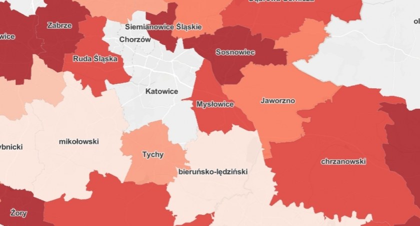 Aktualna sytuacja epidemiologiczna w Mysłowicach - 12 kwietnia