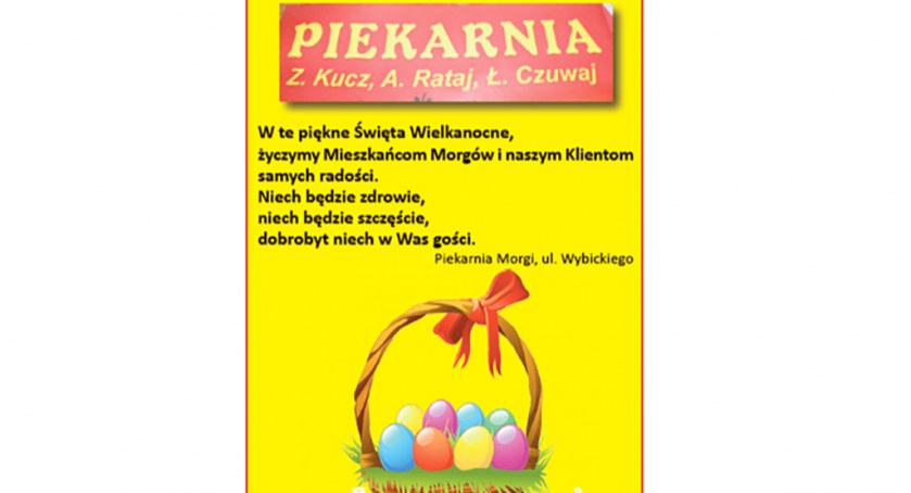 Życzenia wielkanocne od Piekarni Morgi
