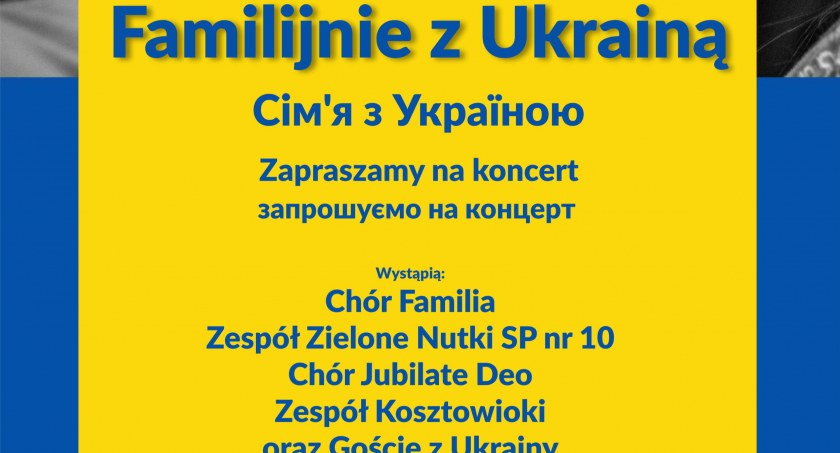 Familijnie z Ukrainą – koncert w MOK Brzezinka