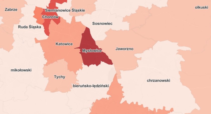Aktualna sytuacja epidemiologiczna w Mysłowicach - 25 kwietnia