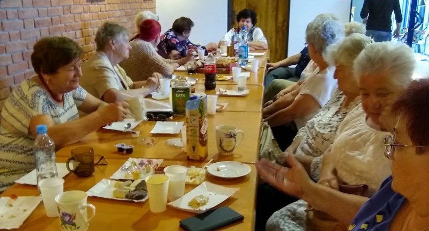 Spotkanie z okazji Dnia Matki w Związku Emerytów i Rencistów koło Brzezinka 