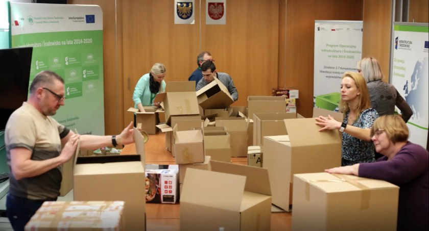 Pracownicy WFOŚiGW też pomagają Ukrainie