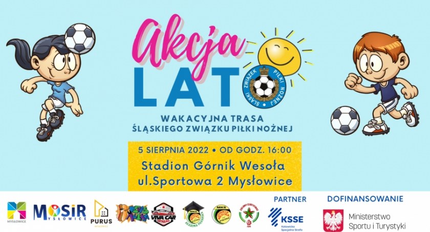 „Akcja Lato” ze Śląskim Związkiem Piłki Nożnej na stadionie Górnika Wesoła