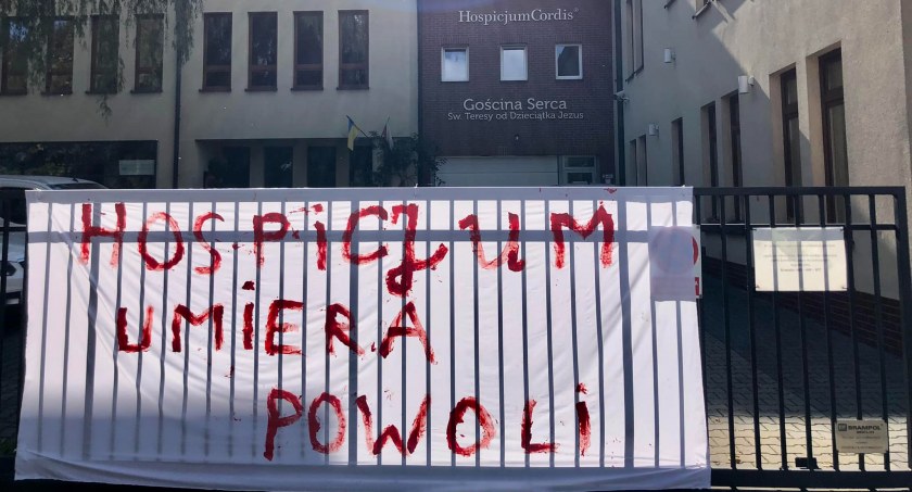 Hospicjum umiera powoli - trwa ZRZUTKA