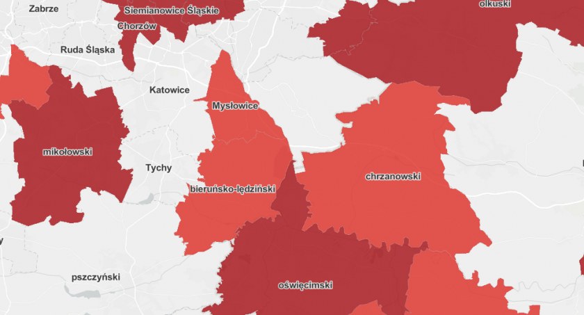 Aktualna sytuacja epidemiologiczna w Mysłowicach - 11 października