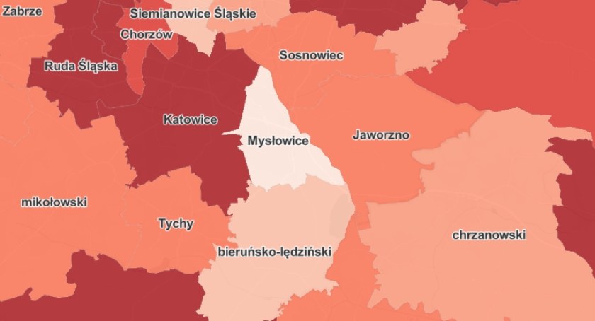 Aktualna sytuacja epidemiologiczna w Mysłowicach - 18 października