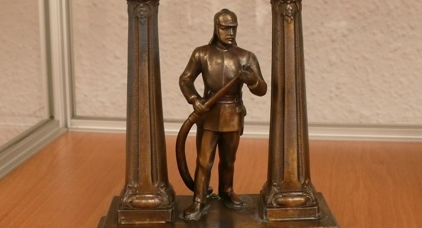Kunsztowny zegar strażacki