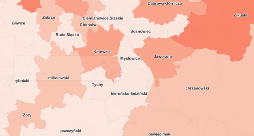Aktualna sytuacja epidemiologiczna w Mysłowicach - 1 grudnia