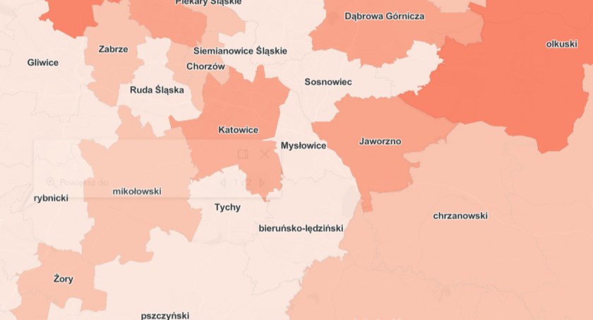 Aktualna sytuacja epidemiologiczna w Mysłowicach - 2 grudnia