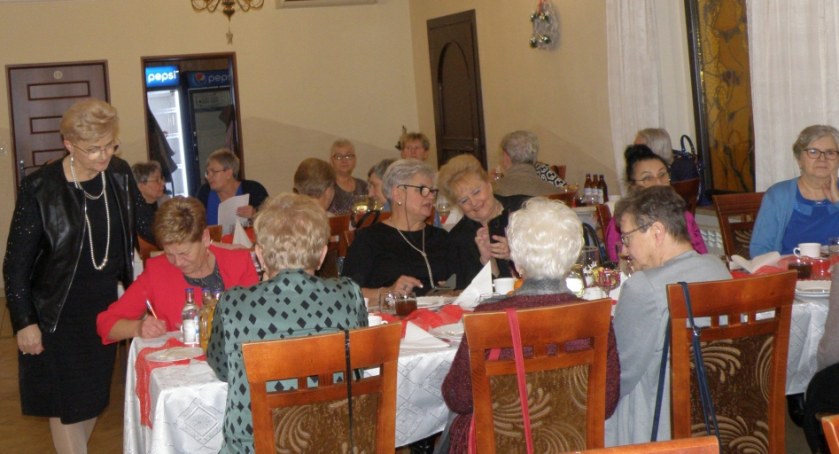 Wigilia w Stowarzyszeniu Amazonek „Tęcza”.