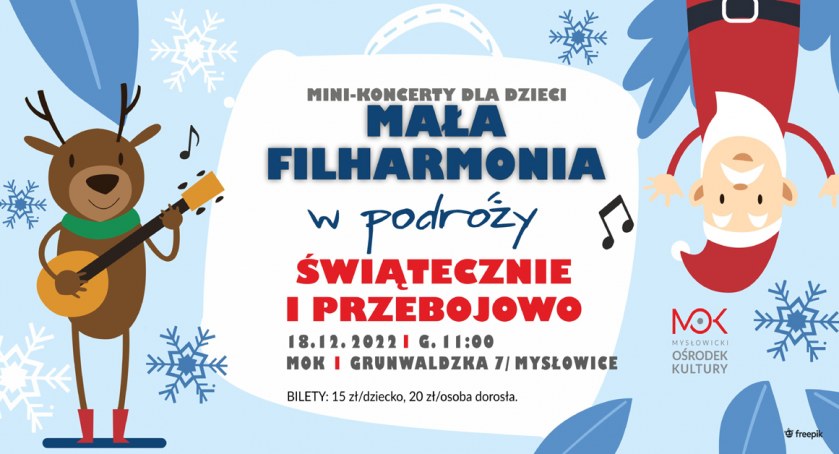 Świąteczne przeboje w Małej Filharmonii w Podróży
