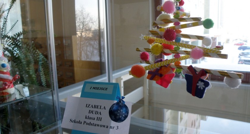 Rozstrzygnięto biblioteczny konkurs na najpiękniejsze ozdoby choinkowe