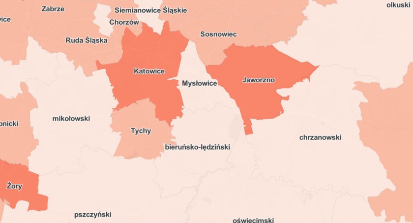 Aktualna sytuacja epidemiologiczna w Mysłowicach - 22 grudnia