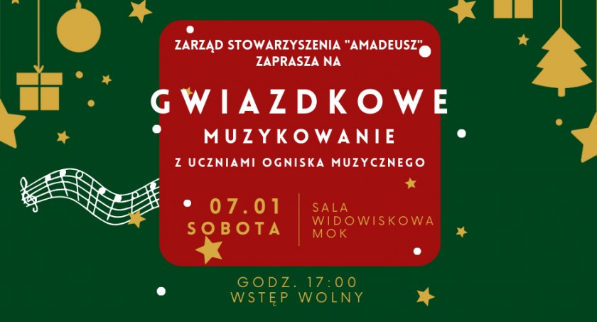 Gwiazdkowe Muzykowanie z Amadeuszem