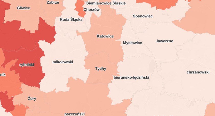 Aktualna sytuacja epidemiologiczna w Mysłowicach - 12 stycznia