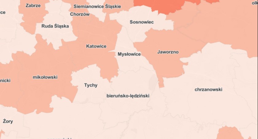 Aktualna sytuacja epidemiologiczna w Mysłowicach - 13 stycznia
