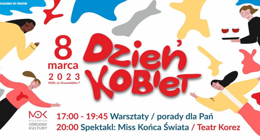 Dzień Kobiet z MOK. Warsztaty, wykłady i spektakl Teatru Korez