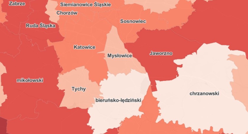 Aktualna sytuacja epidemiologiczna w Mysłowicach - 9 lutego