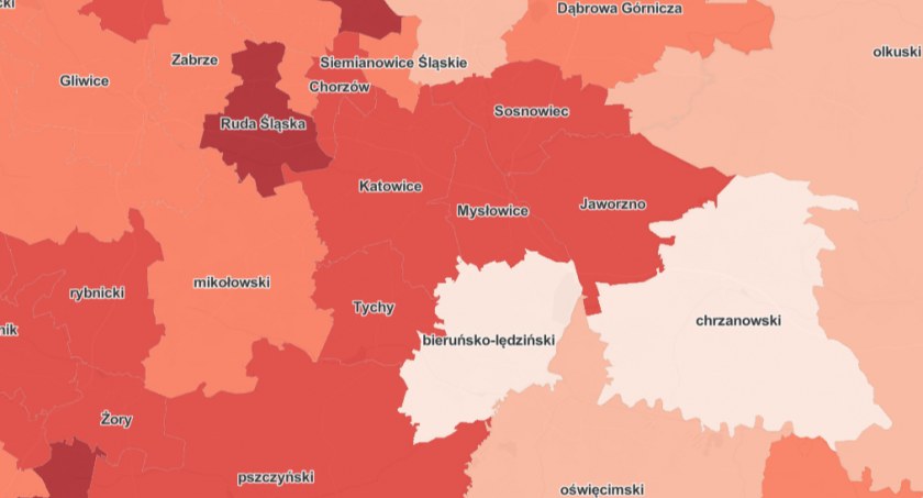 Aktualna sytuacja epidemiologiczna w Mysłowicach - 10 lutego