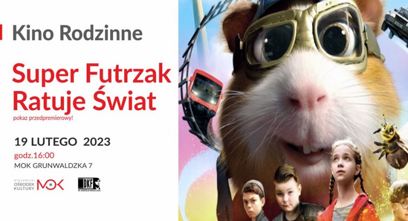 Kino rodzinne w MOK - Super Futrzak wyrusza na niebezpieczną misję
