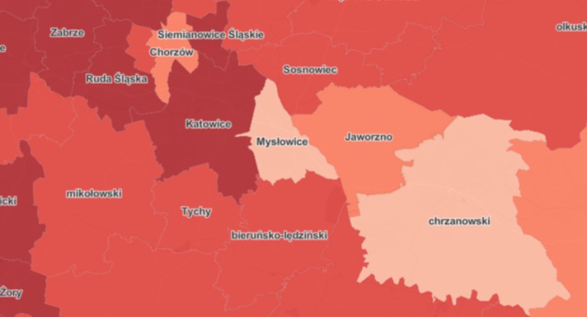 Aktualna sytuacja epidemiologiczna w Mysłowicach - 18 lutego