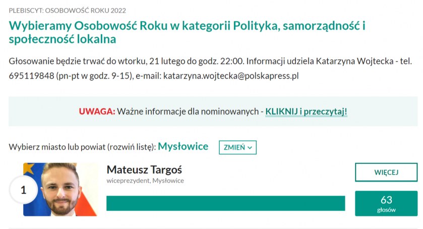Osobowość roku. Mocno zdewaluowany tytuł