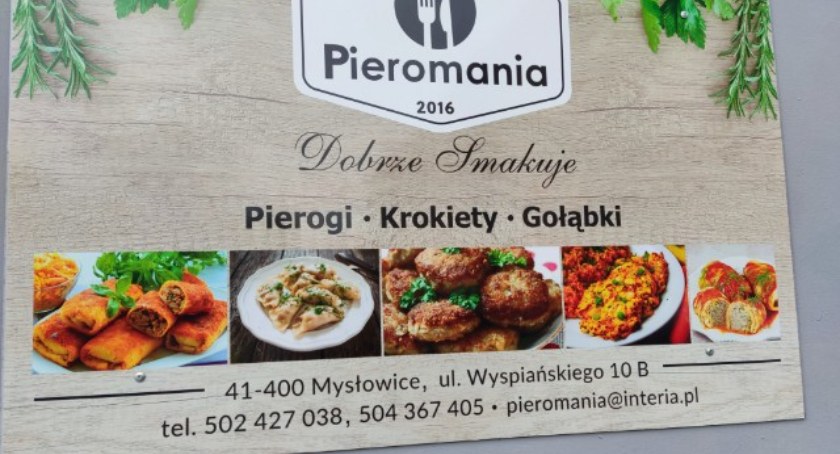 Kuchnia za ścianą z pysznymi pierogami