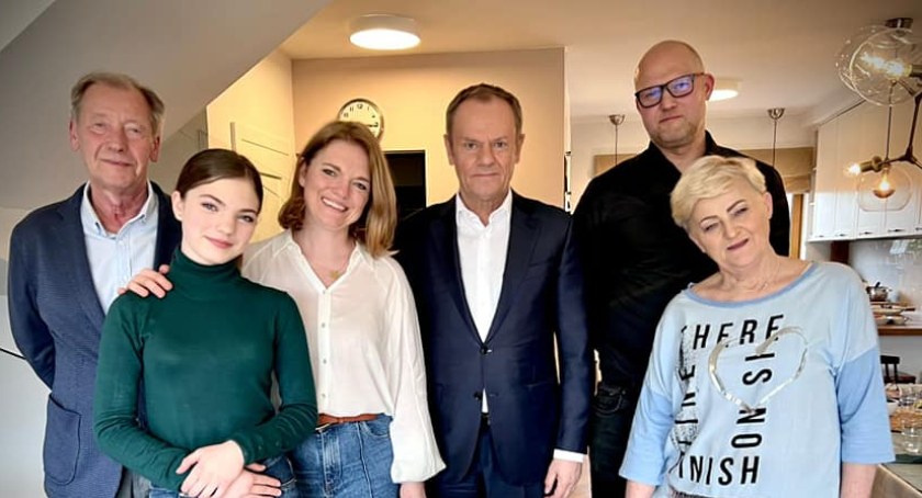 Donald Tusk w odwiedzinach u mysłowickiej radnej