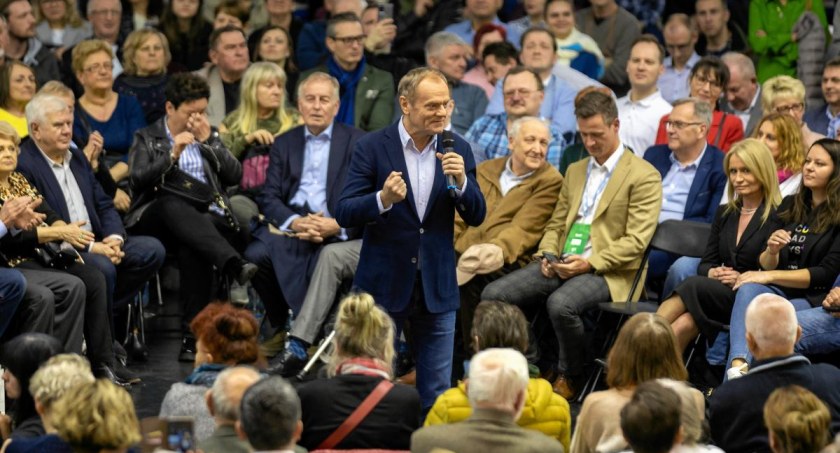 Spotkali się z Donaldem Tuskiem w Sosnowcu