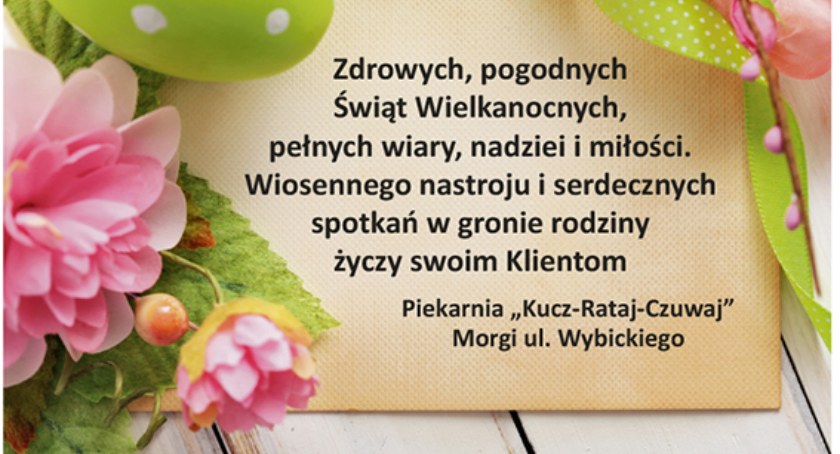 Zdrowych i pogodnych świąt życzy Piekarnia 