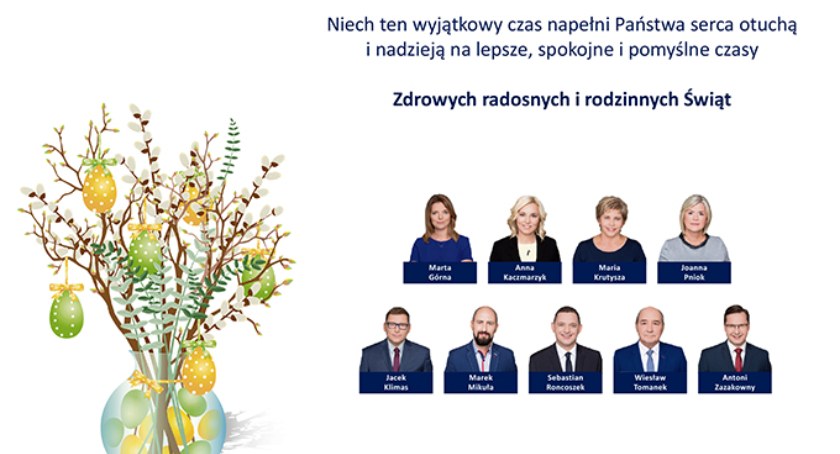 Zdrowych, rodzinnych i radosnych świat życzą radni Koalicji Obywatelskiej