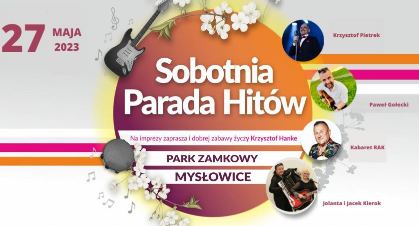 Sobotnia Parada Hitów 27 maja w Parku Zamkowym