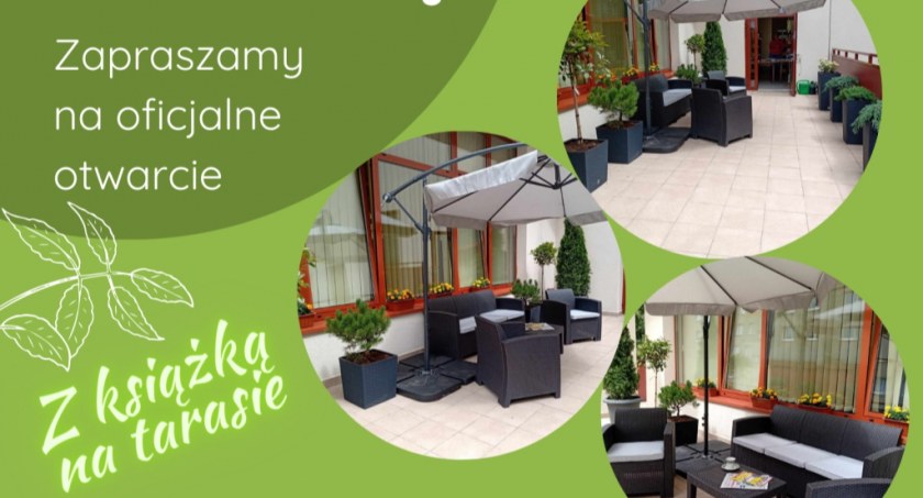 Biblioteka przy Mikołowskiej otwiera Czytelnię pod Chmurką