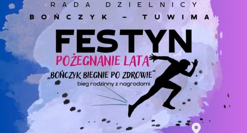 Bończyk: rodzinny bieg i moc atrakcji na pożegnanie lata