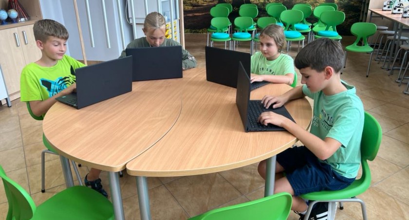 Nowoczesna klasopracownia od TAURONA w Dziećkowicach