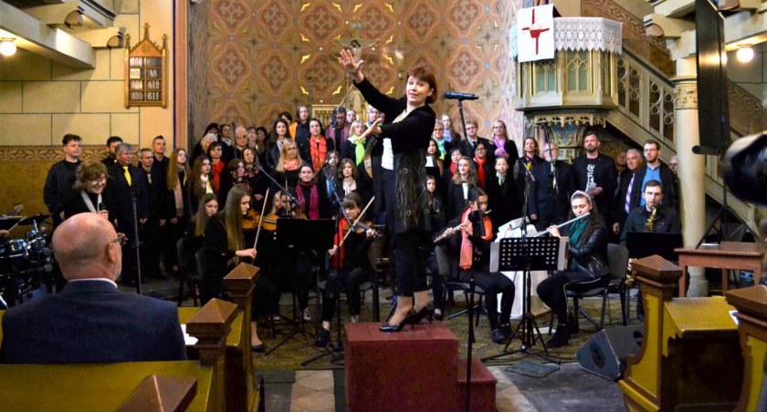 Gospel zabrzmi w kościele ewangelickim
