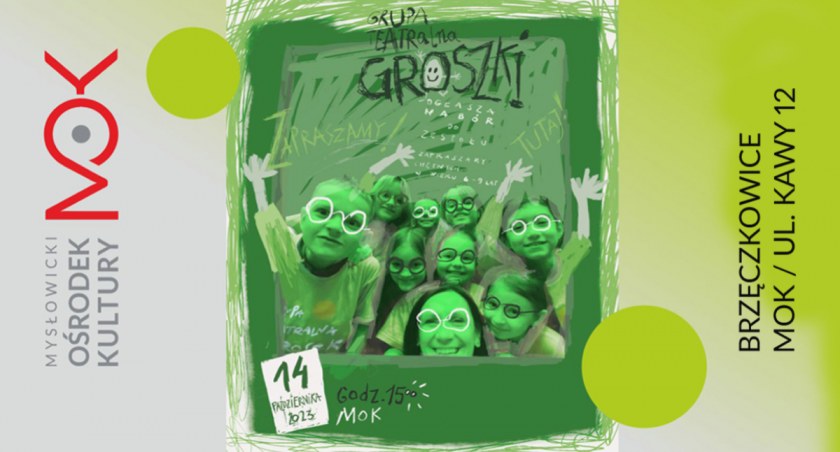 Grupa Teatralna Groszki zaprasza w swoje szeregi młodych aktorów