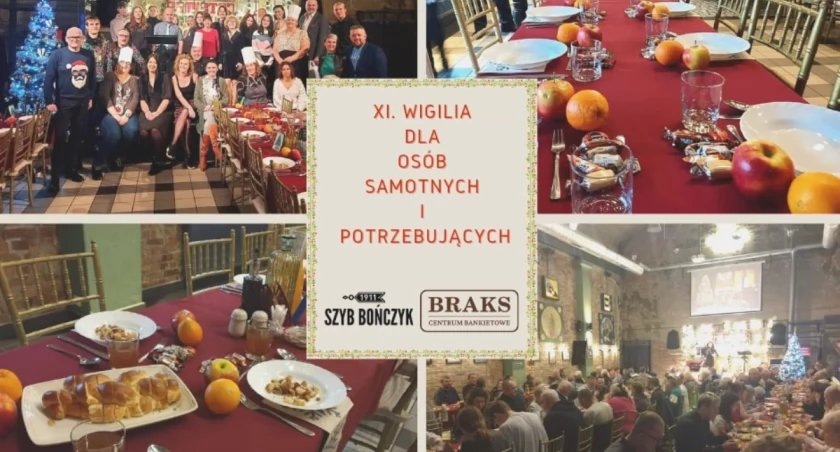 XI wigilia dla samotnych i potrzebujących w Szybie Bończyk