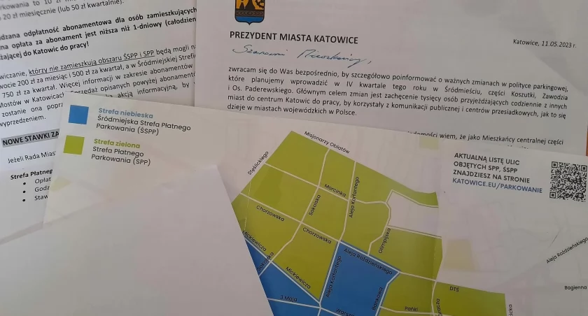 Strefa płatnego parkowania w Katowicach zaskarżona przez prokuraturę