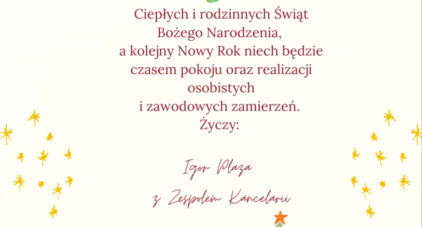 Życzenia: Kancelaria Adwokacka Płaza & Głąb