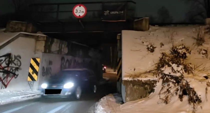 Zamknięty wiadukt w Szopienicach