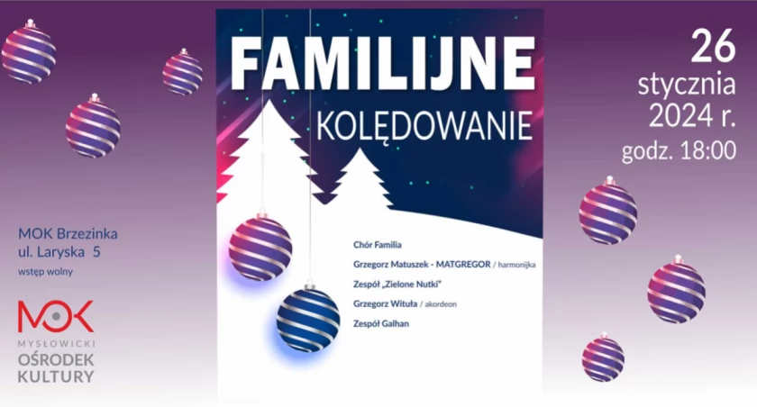 Będą kolędować z chórem Familia