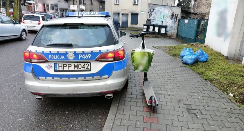 Słony mandat za nietrzeźwą jazdę na hulajnodze